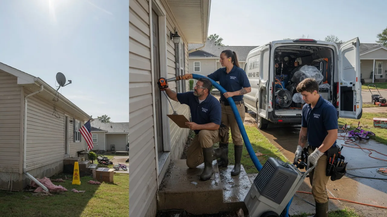 Ceiling Water Damage Restoration in Ratcliff, TX near me